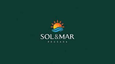 POUSADA SOL&MAR branding design graphic design identity logo typography vector