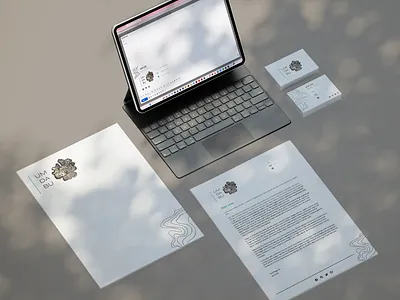 Umdabu branding business card corporate identity email signature folder graphic design letterhead logo