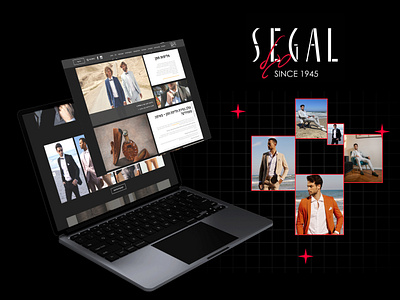 Segal - Cloathing Website branding clean cloath website cloathing design modern new ui web design website