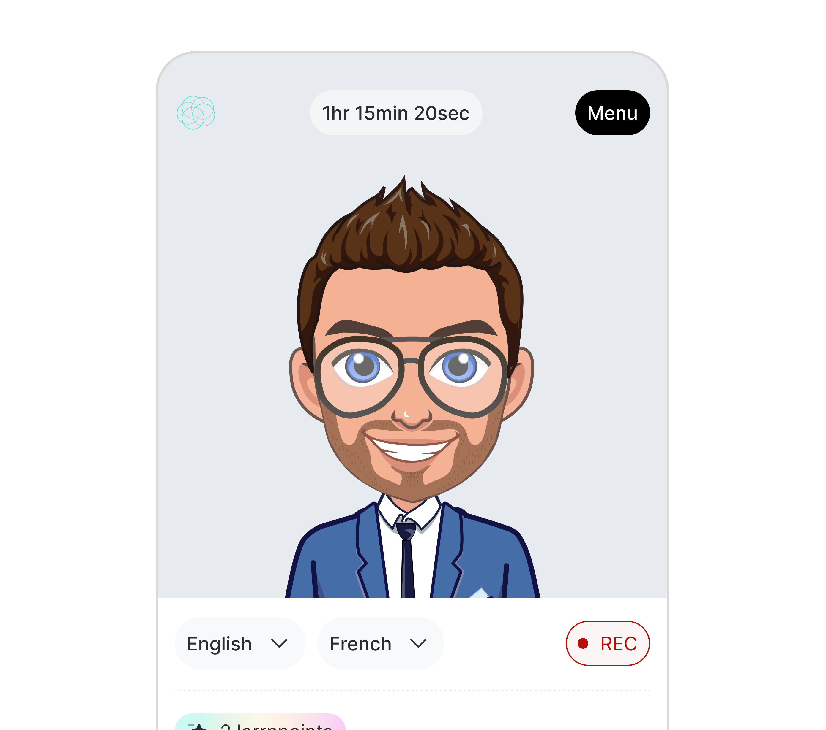 Ai immersed learning ai branding graphic design illustration learning mobile design typography ui