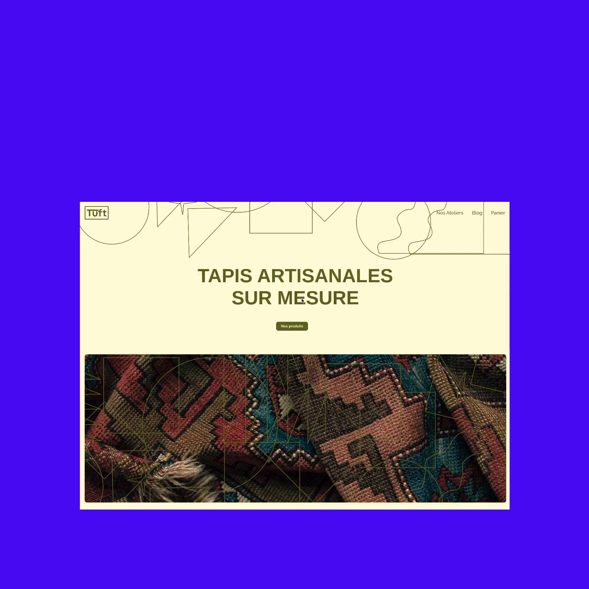 Example of TUFT - LANDING PAGE Mp4