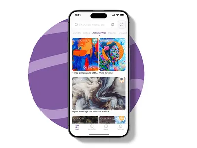 Artsme app animation app brand branding clean design figma flat icon illustation interface logo minimal mobile motion motion graphic social social network ui ux