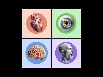 HealthSync UI Animation 3d animation artistic creative designinspiration digitalart human landing page medical motion graphics ui ux web website