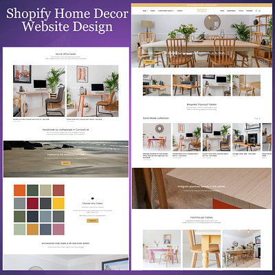 Home Decor Shopify Store Design | Shopify Expert product page design