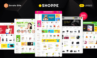 Shoppe 2.0 - eCommerce 3 Multi-Purpose Responsive Theme opencart prestashop shopify woocommerce wordpress