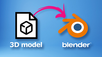 How to import model in Blender 3d b3d blender cgian tutorial
