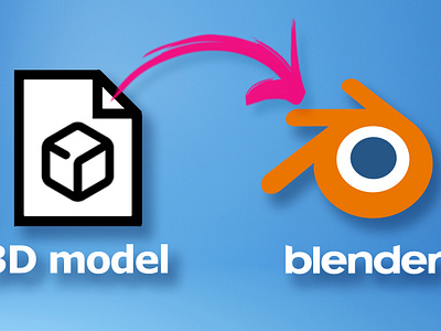 How to import model in Blender 3d b3d blender cgian tutorial