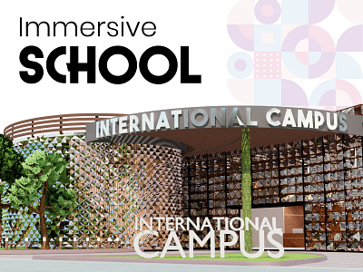 Virtual School Campus | WTSVerse Portfolio 3d 3d art ar metaverse school campus virtual virtual reality virtual school vr