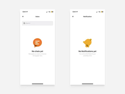 Empty Sates product design ui ux