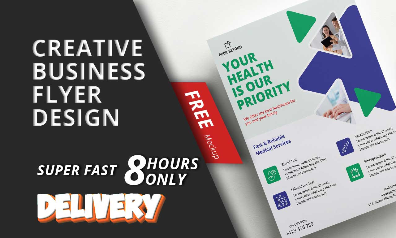 Healthcare Flyer design branding business flyer flyer flyer design graphic design health flyer design logo poster