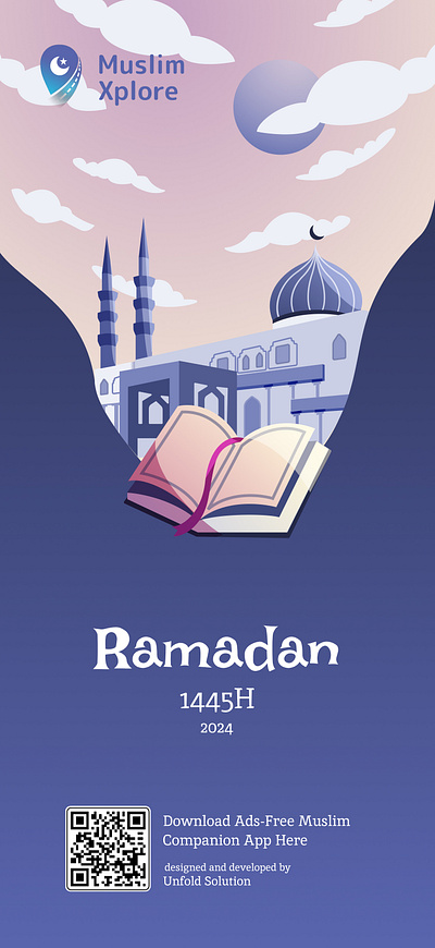 Marhaban Yaa Ramadan - Digital Illustration ☪️ design digital illustration illustration islamic artwork masjid mosque muslim quran ramadan vector vector illustration