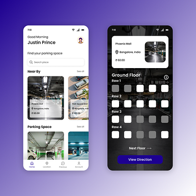 Parking Finder Mobile App dailyui figma finder mobileapp parking ui uidesign uiux uiuxdesign ux uxdesign