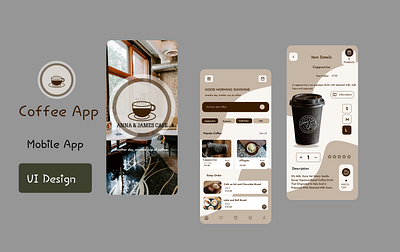 Coffee Mobile App coffee mobile app coffee ui design figma ui