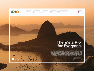 DailyUI #003 – Landing Page challenge dailyui design landing page product design rio de janeiro site ui user interface ux visitrio webdesign