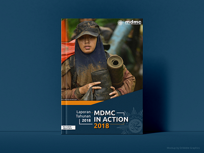 2018 Annual Report Design - MDMC in Action annual report booklet cover design graphic design layout layout design report