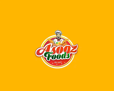 Mascot Logo design for an Eatery brand. Brand name: Asogz foods branding graphic design logo ui