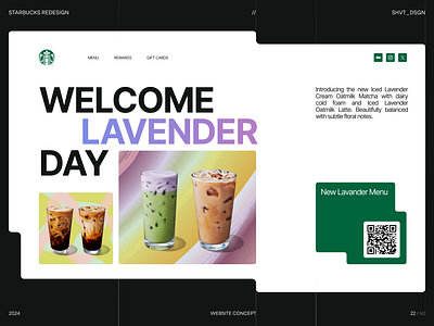 Coffee coffee concept modern redesign web