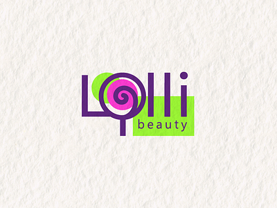 Lolli beauty logo beautysalon branding concept logo lolli