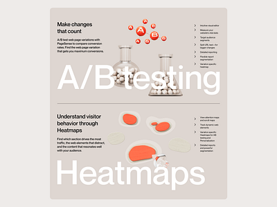 A/B testing Platform 3d 3d illustration figma interface ui web