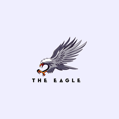 Mighty eagle logo or bird logo american eagle bird bird fly bird logo crative logo custom logo eagle eagle logo flying illustration logo logo design minimalist sequrity logo