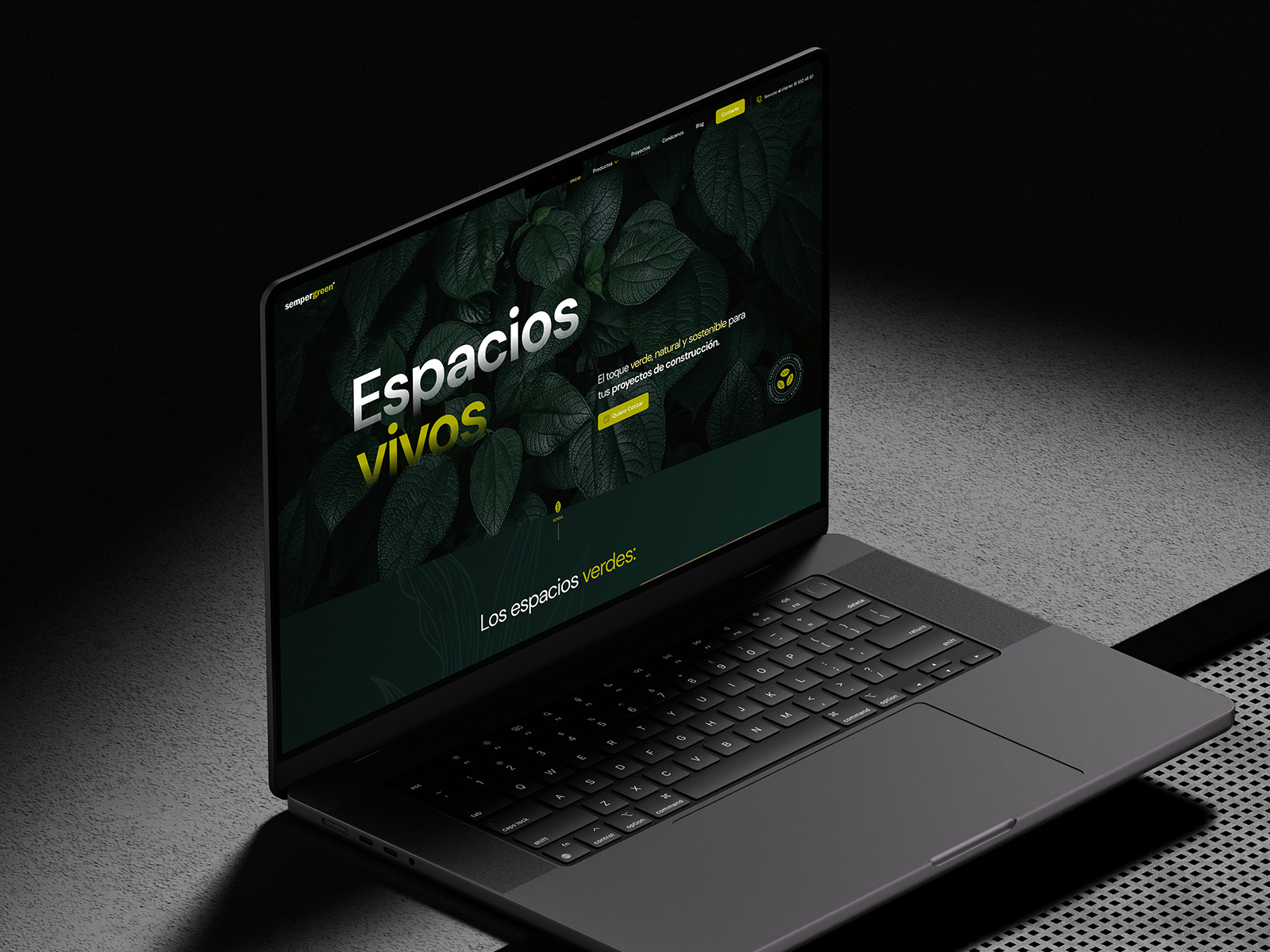 Website Sempergreen design figma graphic design green home landing landing page nature site ui web website