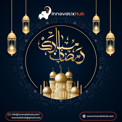 Ramadan Mubarak-2024 advertisingagency brandidentity branding freelancing illustrator innovatixhub logodesigner marketing photoshop ramadanmubarak stationarydesigns