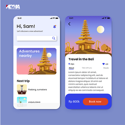 KHB - Nyepi day apps art design bali branding first design flat design karyaharibesar mobile mobileapps travel app ui ux