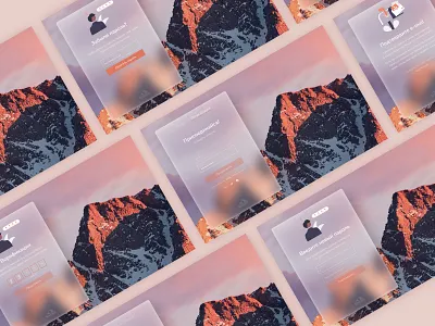 Website Forms authorisation design forgot password forms glass graphic design illustration logo mountains orange registration sign in sign up ui ux verification