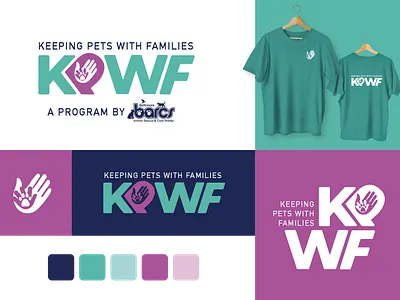 Animal Shelter Program Brand adopt animal shelter animals baltimore barcs brand branding logo pets purple rescue teal