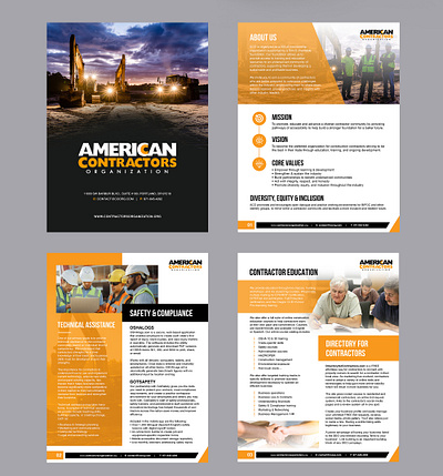 American Contractors Brochure Design