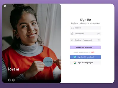 Sign Up page Day#001 dailyui ui uidaily uidailychallange
