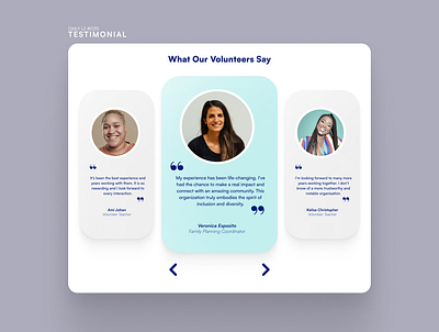 Daily UI #039 - Testimonial daily ui 039 dailyui design testimonial ui