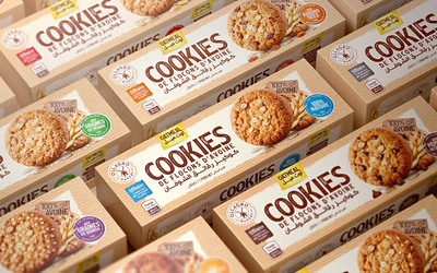 Cookies Oatmeal | Packaging Design cookies graphic design oatmeal oats packaging packaging design product design