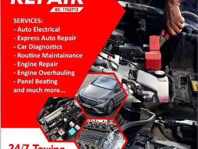 Luzoch Luxury Auto-Repair LTD (Banner). branding graphic design logo