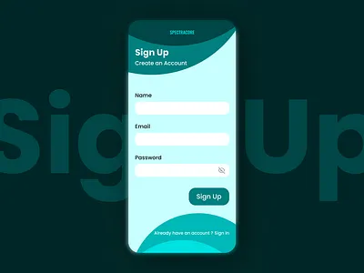 Challenge #088 Sign Up Form design sign up form typography ui ux