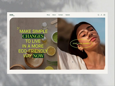 Eco-Friendly Online Shopping Experience animation app branding checkout design invite ios marketplace mobile rating review screen services typography ui ux