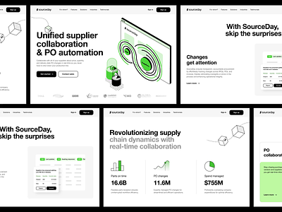 The Source day chart dashboard design illustration landing page mobile statistic ui ux web design website
