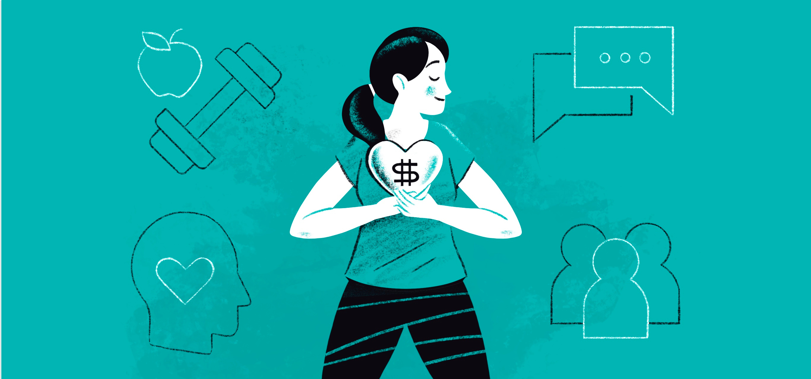 Example of Financial Wholeness Illustration (WeThrive Magazine)