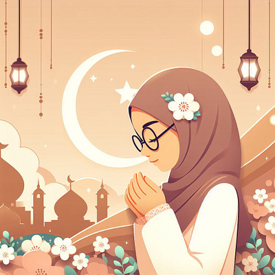 Ramadan Mubarak artwork design digitalart graphic design illustration islam moon muslim ramadan ramadan mubarak vector