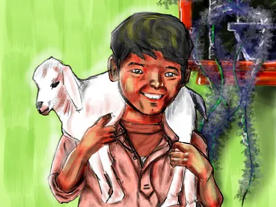 Smile graphic design illustration painting