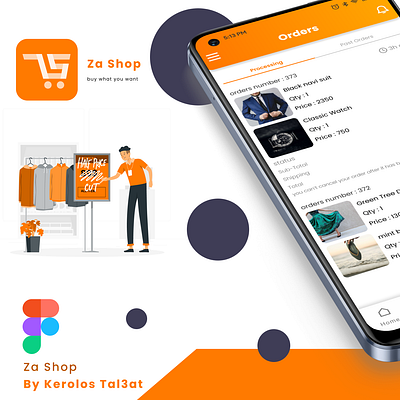 Za Shop frist mobile app ui ux