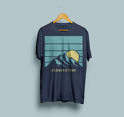 Cornerstone Shirts church graphic design product design shirt