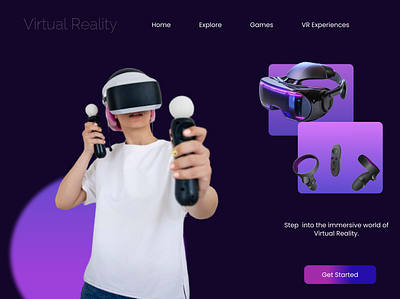 Daily UI #073- Virtual Reality design ui ux