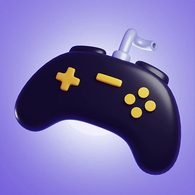 Game Controller 3d animation 3d art 3d artist 3d design 3d icon 3d illustration 3d model 3d modeling 3d modelling animation blender 3d blender 3d animation blender cycles blender eevee cycles render design illustration