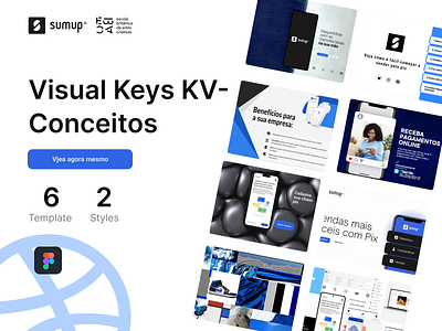 Visual Keys KV (SumUp+Pix) EBAC graphic design kv ui