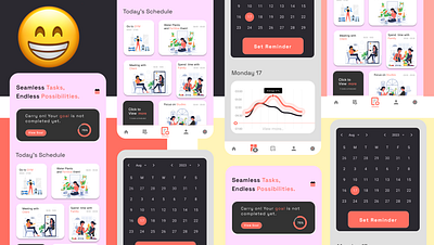 Schedule Tracking app beautiful design schedule schedule tracker smart design smart work ui ui ux ux