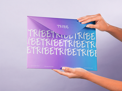 TRIBE Visual Brand Identity (envelope) branding envelope graphic design identity logo logotype vector