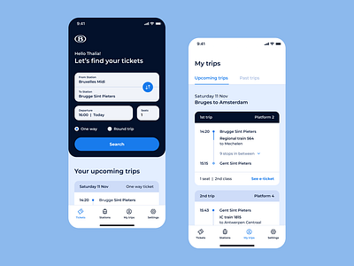 Railway ticket app app design interaction motion graphics train app train ticket transportation ui ux