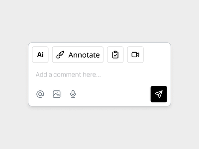 Comment widget autolayout comment component feedback figma input inspiration interface ui