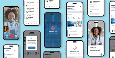 HealthCare case design healthcare mobile ui ux